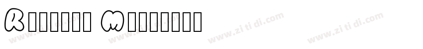 Rounded Mgen字体转换
